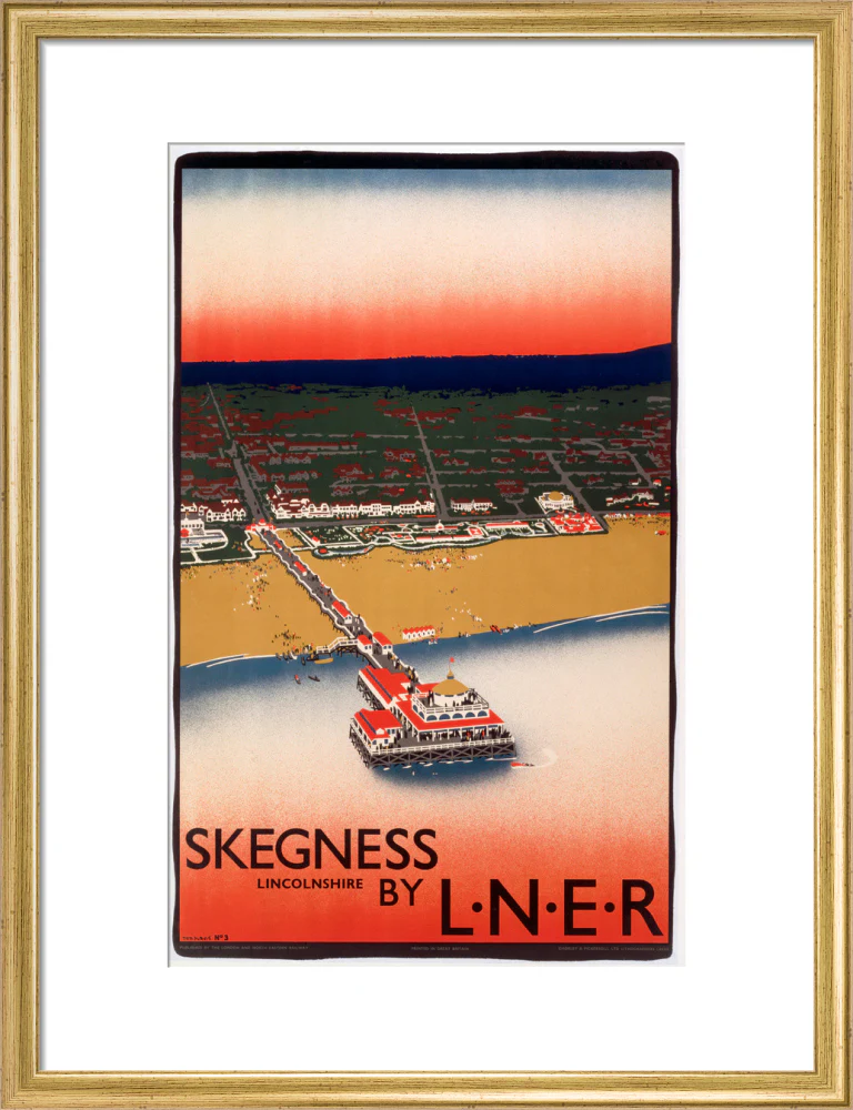 ‘Skegness, Lincolnshire’, LNER poster, c 1930. - Image 15