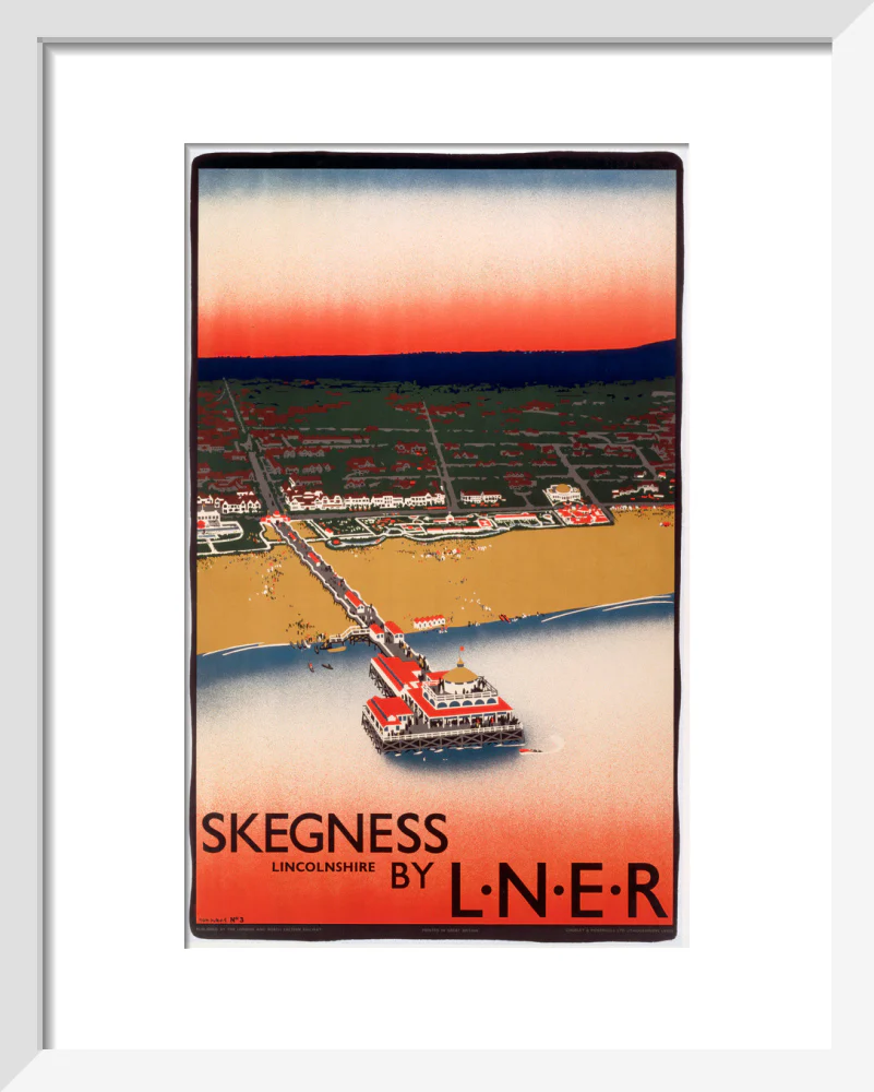 ‘Skegness, Lincolnshire’, LNER poster, c 1930. - Image 4