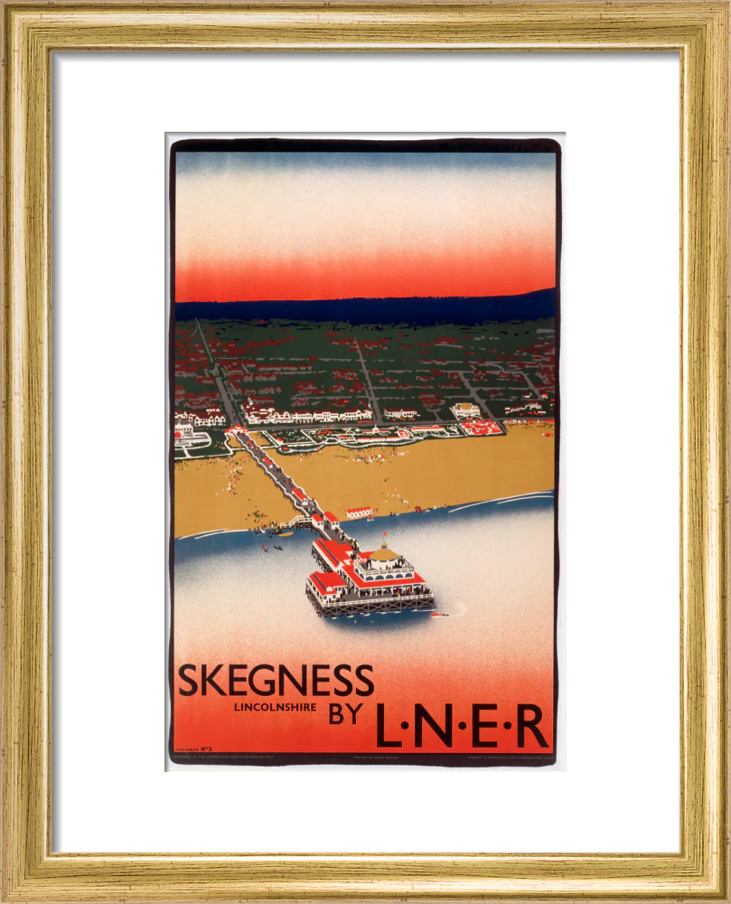 ‘Skegness, Lincolnshire’, LNER poster, c 1930. - Image 5