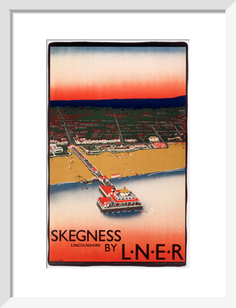 ‘Skegness, Lincolnshire’, LNER poster, c 1930. - Image 9