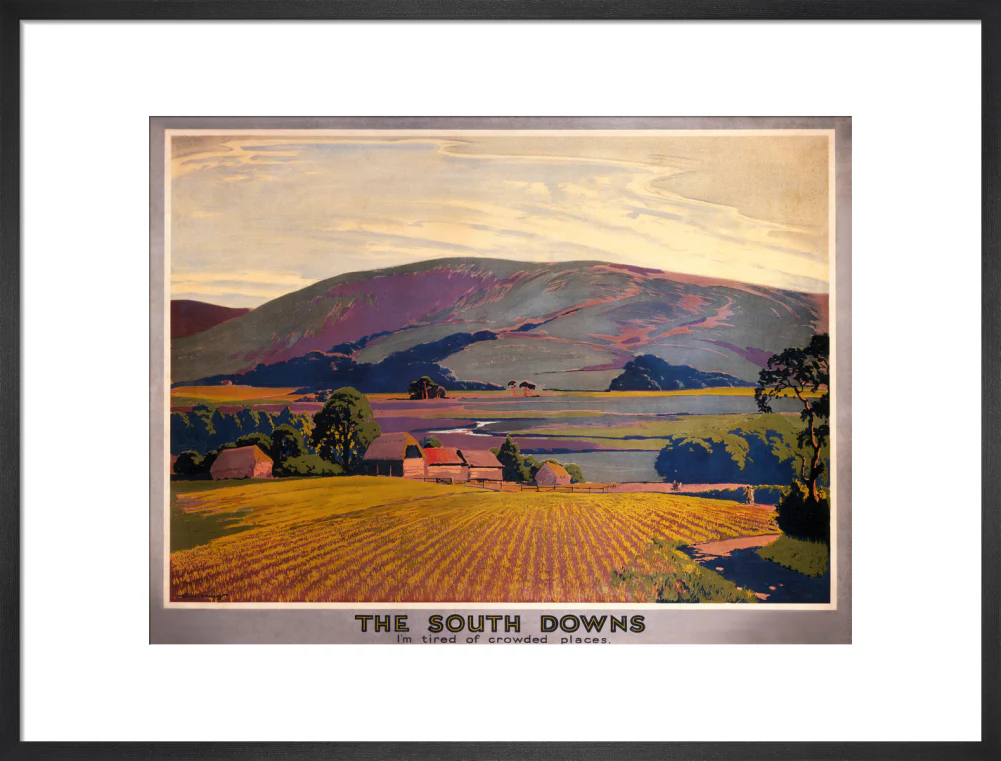 The South Downs, SR Poster, c 1930s. - Image 51