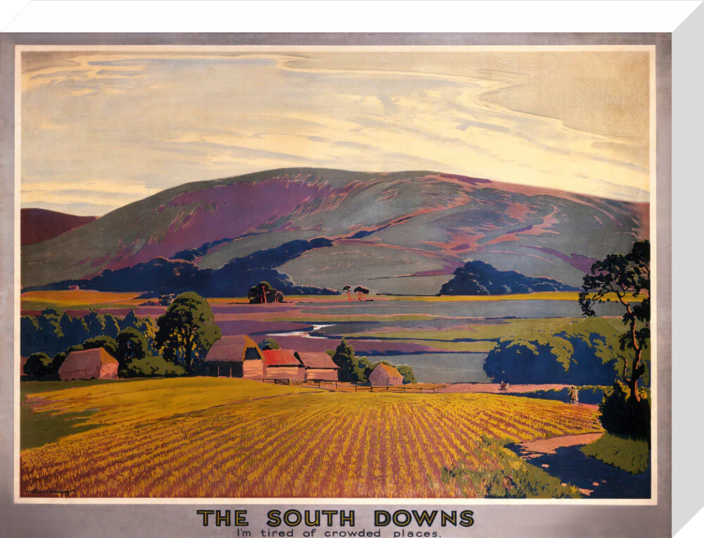 The South Downs, SR Poster, c 1930s. - Image 65