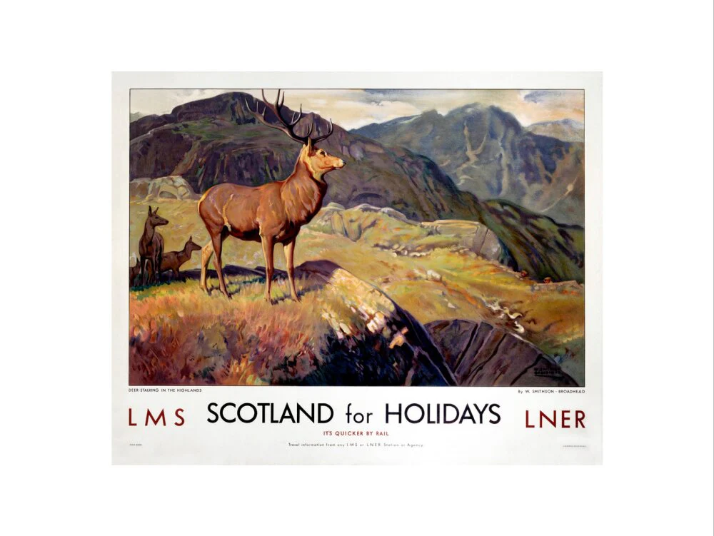 'Scotland for Holidays', LMS/LNER poster, 1923-1947. - Image 45