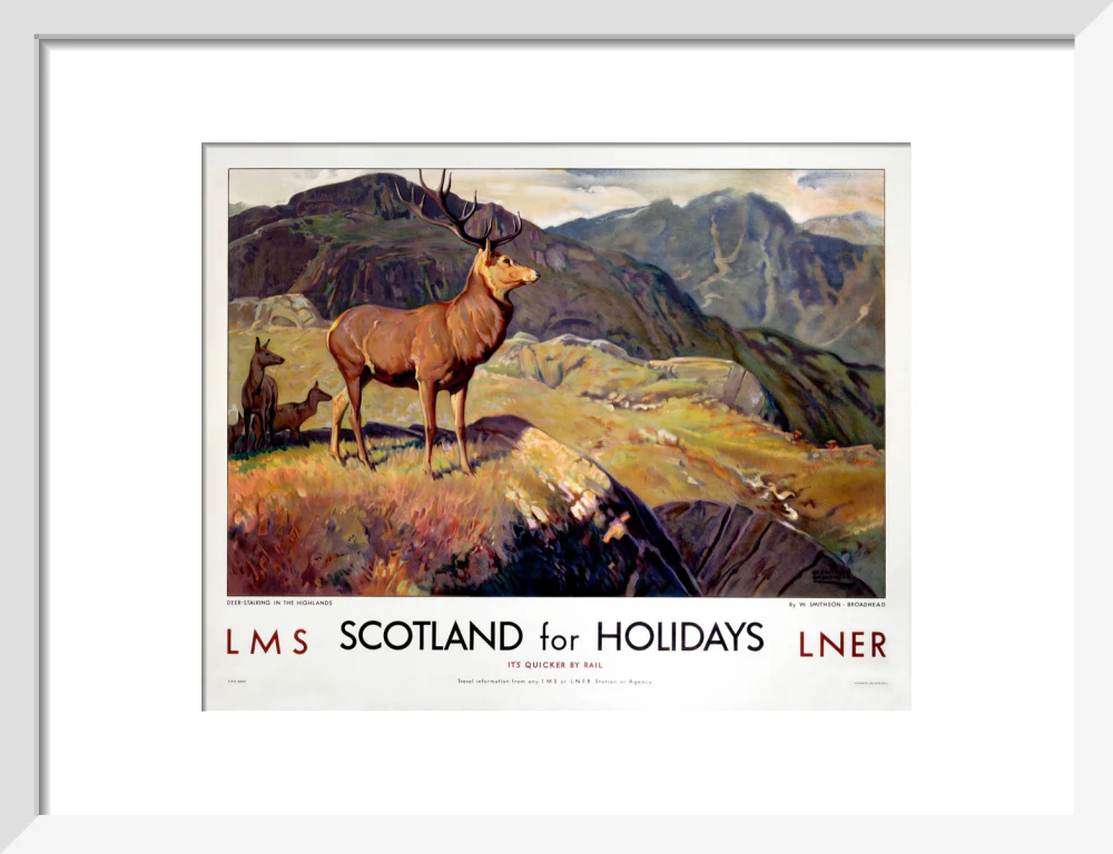 'Scotland for Holidays', LMS/LNER poster, 1923-1947. - Image 9