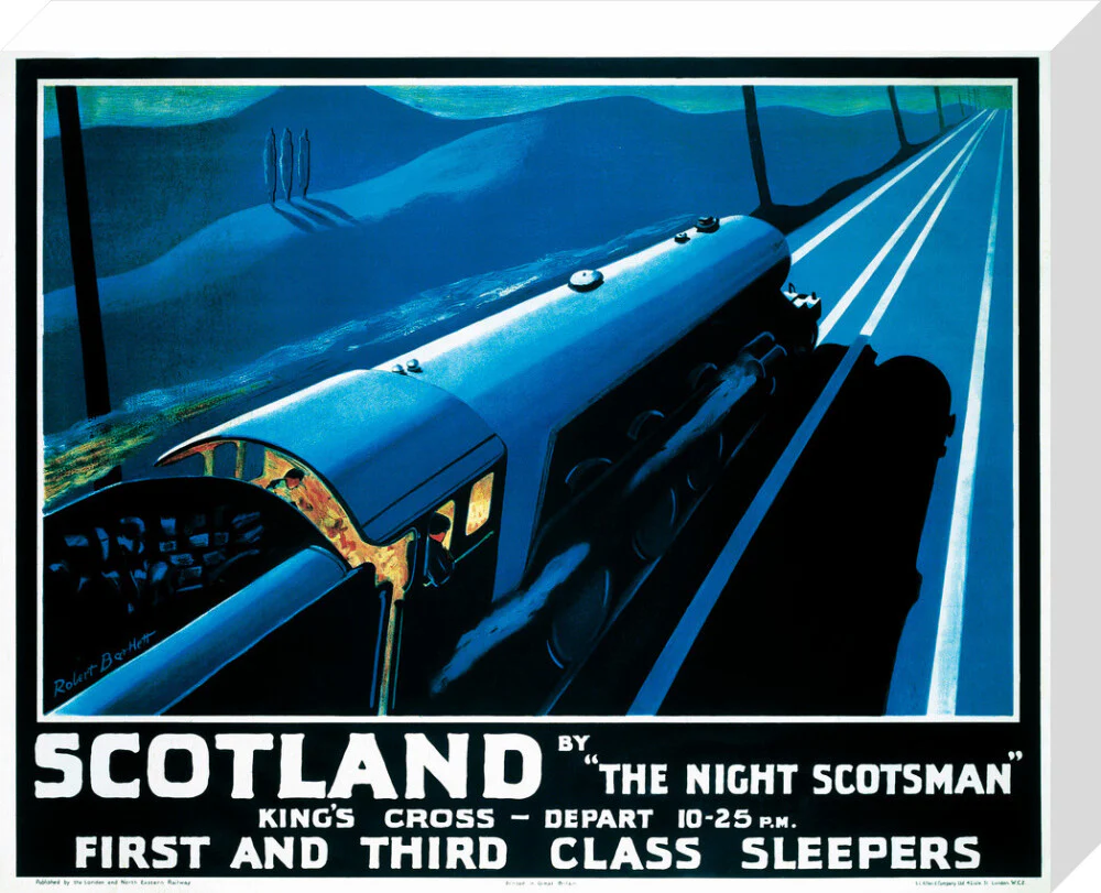 'Scotland by the Night Scotsman', LNER poster, 1932. - Image 32