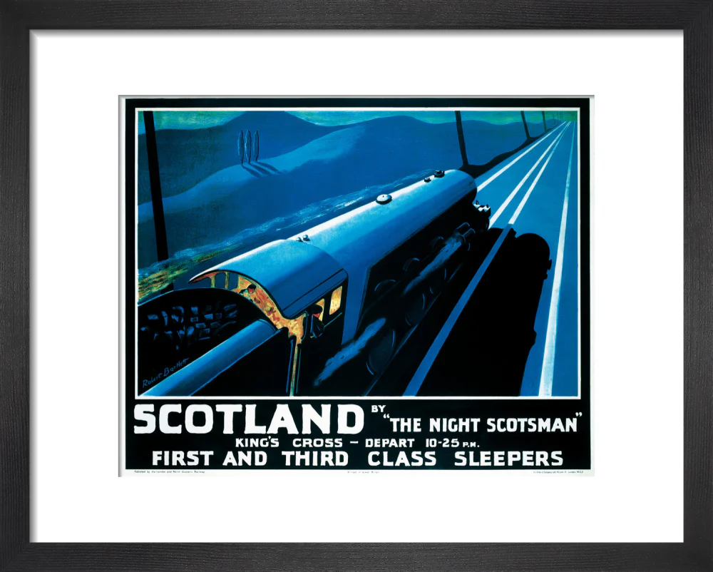 'Scotland by the Night Scotsman', LNER poster, 1932. - Image 36