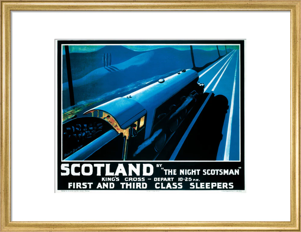 'Scotland by the Night Scotsman', LNER poster, 1932. - Image 48