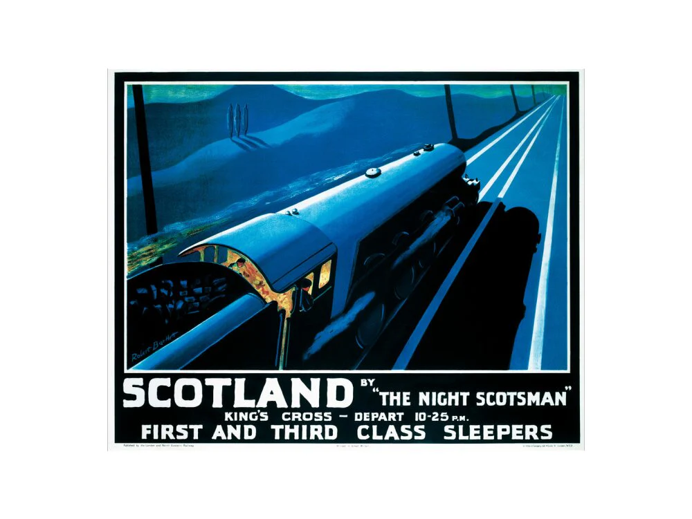 'Scotland by the Night Scotsman', LNER poster, 1932. - Image 50