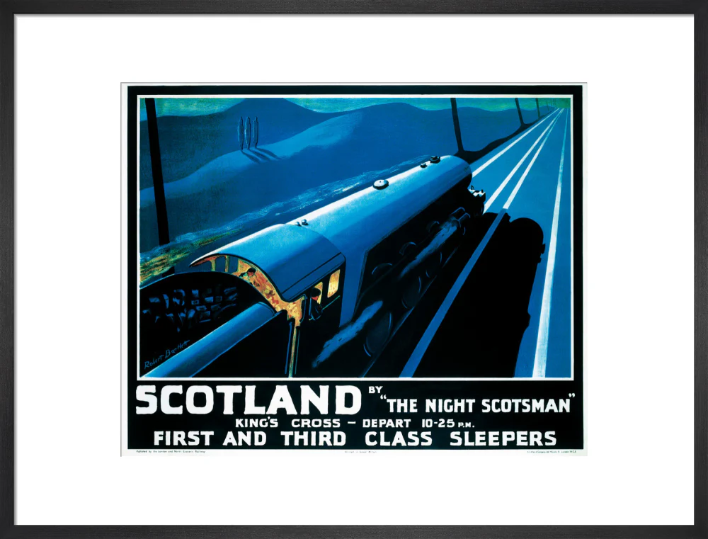 'Scotland by the Night Scotsman', LNER poster, 1932. - Image 51