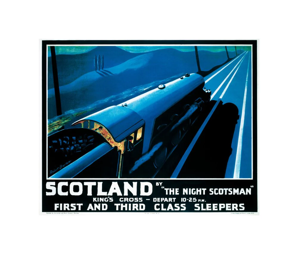 'Scotland by the Night Scotsman', LNER poster, 1932. - Image 60