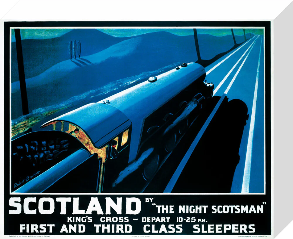 'Scotland by the Night Scotsman', LNER poster, 1932. - Image 64