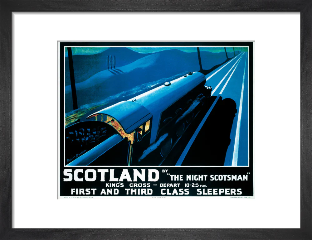 'Scotland by the Night Scotsman', LNER poster, 1932. - Image 8