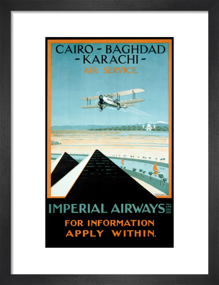 Imperial Airways travel poster, 1924. - Image 41