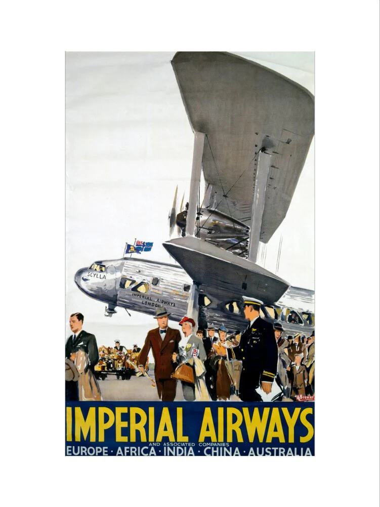 Imperial Airways poster, 1936. - Image 12