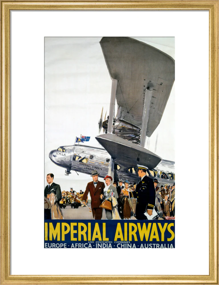 Imperial Airways poster, 1936. - Image 15