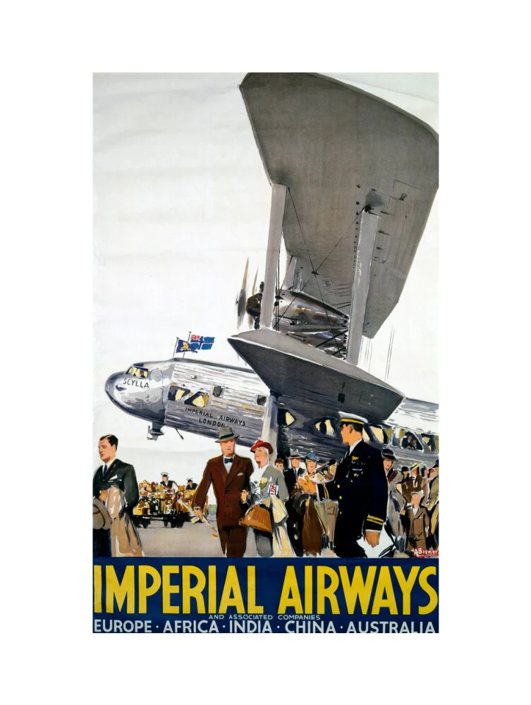 Imperial Airways poster, 1936. - Image 17