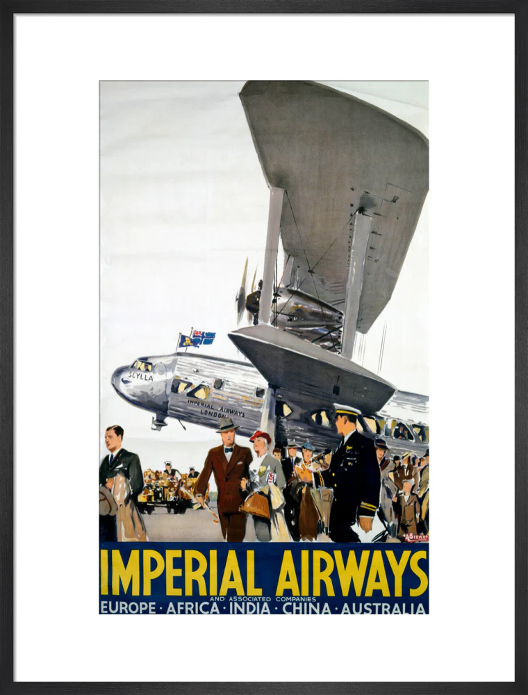 Imperial Airways poster, 1936. - Image 18