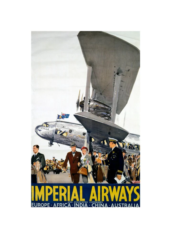 Imperial Airways poster, 1936. - Image 27