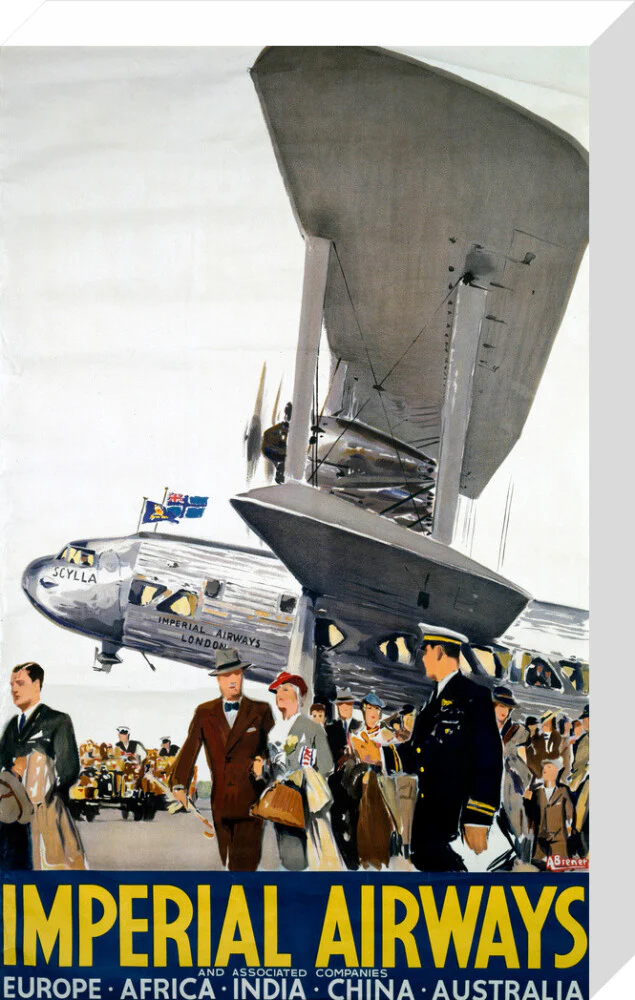 Imperial Airways poster, 1936. - Image 32