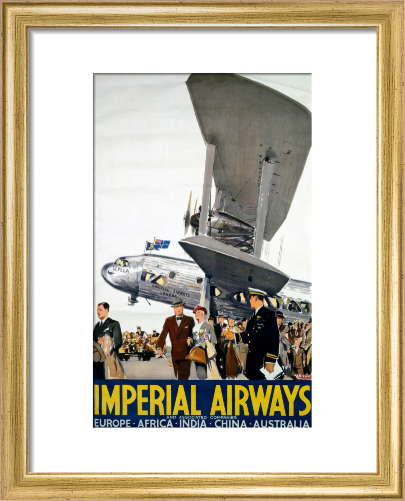 Imperial Airways poster, 1936. - Image 5