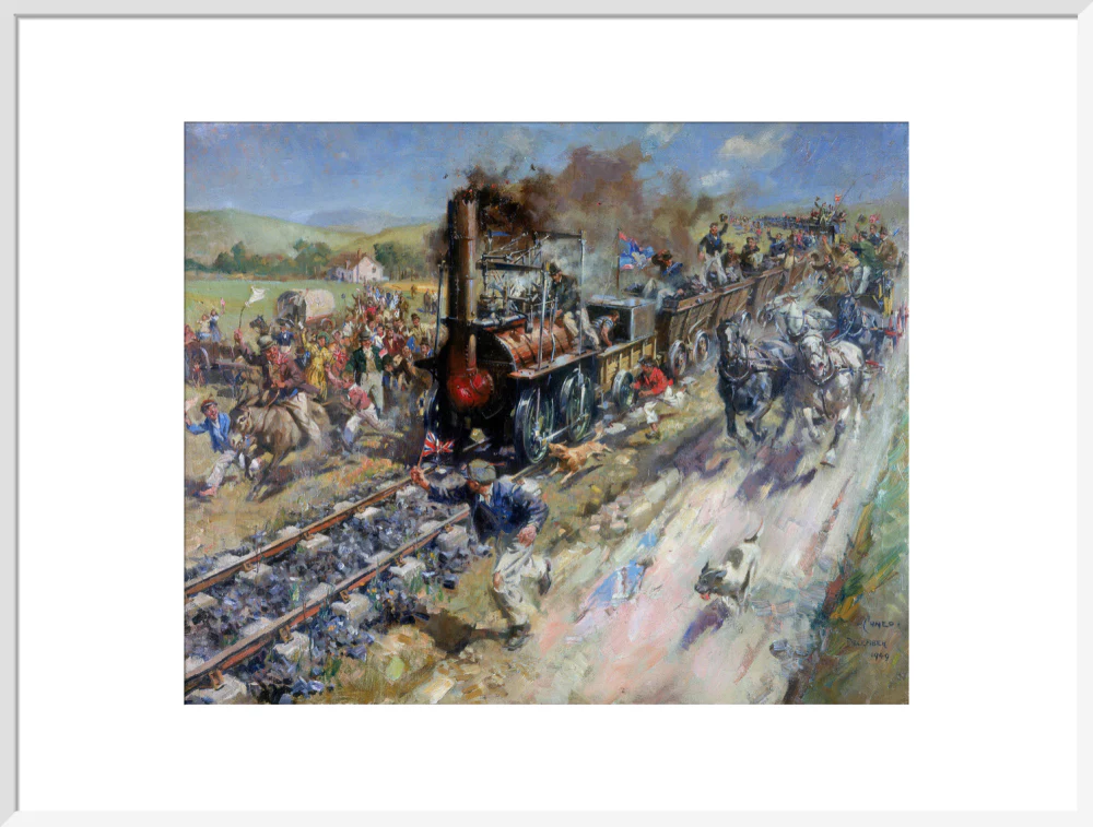 'The Opening of the Stockton & Darlington Railway', 1825. - Image 24