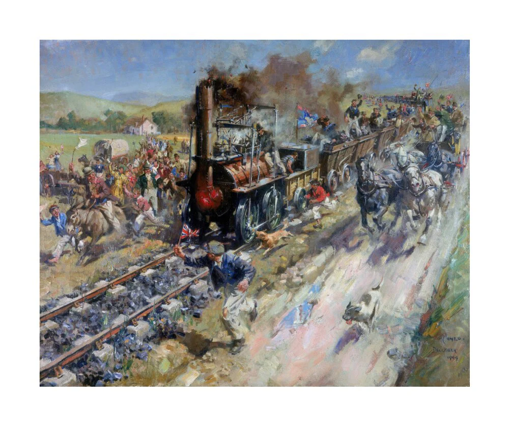 'The Opening of the Stockton & Darlington Railway', 1825. - Image 29
