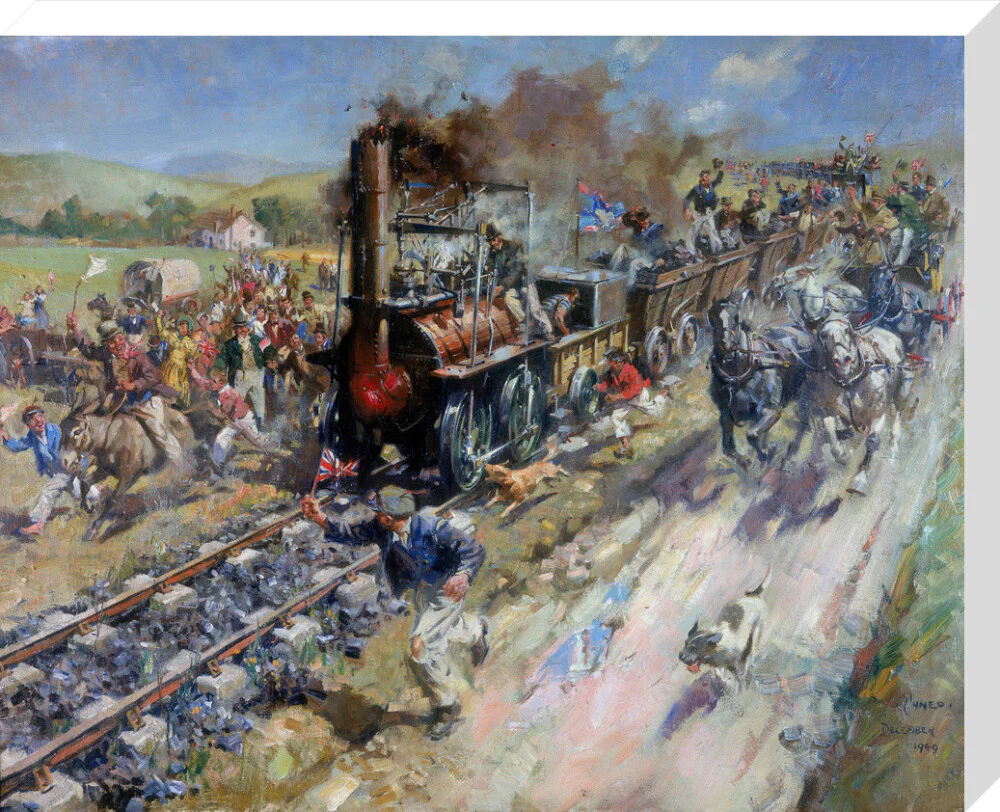 'The Opening of the Stockton & Darlington Railway', 1825. - Image 33