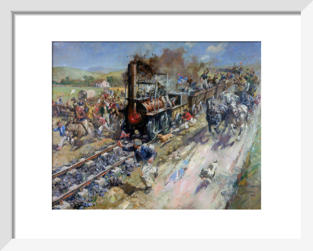 'The Opening of the Stockton & Darlington Railway', 1825. - Image 4