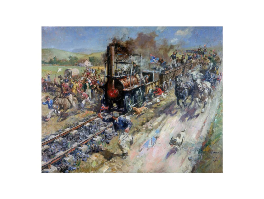 'The Opening of the Stockton & Darlington Railway', 1825. - Image 50