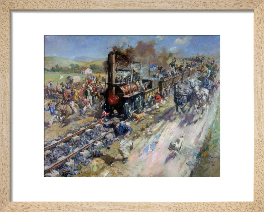 'The Opening of the Stockton & Darlington Railway', 1825. - Image 6