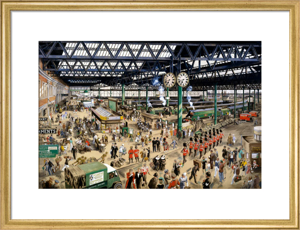'Waterloo Station - Peace', 1948. - Image 73