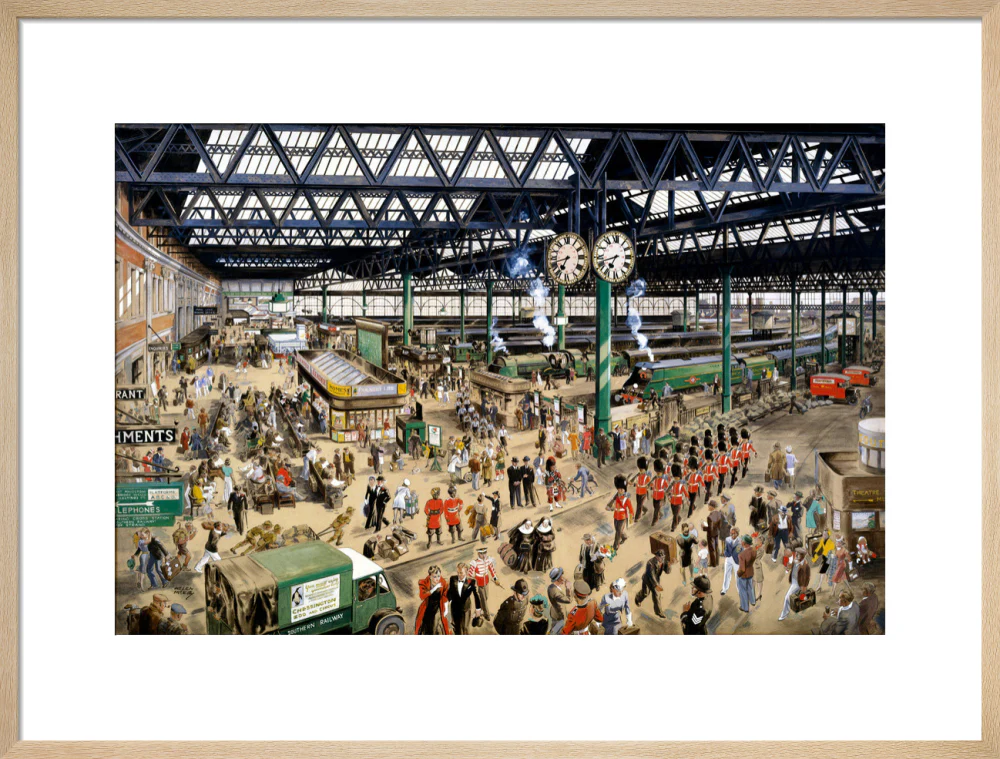 'Waterloo Station - Peace', 1948. - Image 79
