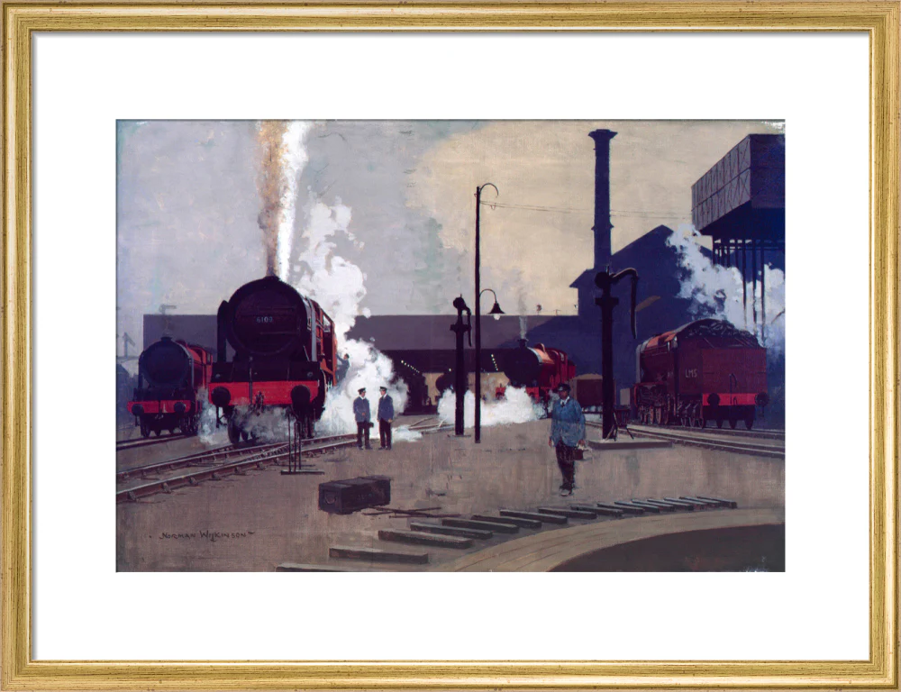 'Ready for the Road', original artwork for LMS poster, c 1930. - Image 15
