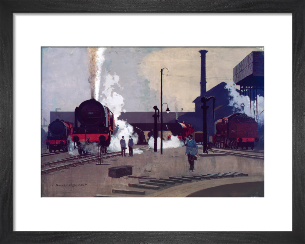 'Ready for the Road', original artwork for LMS poster, c 1930. - Image 36