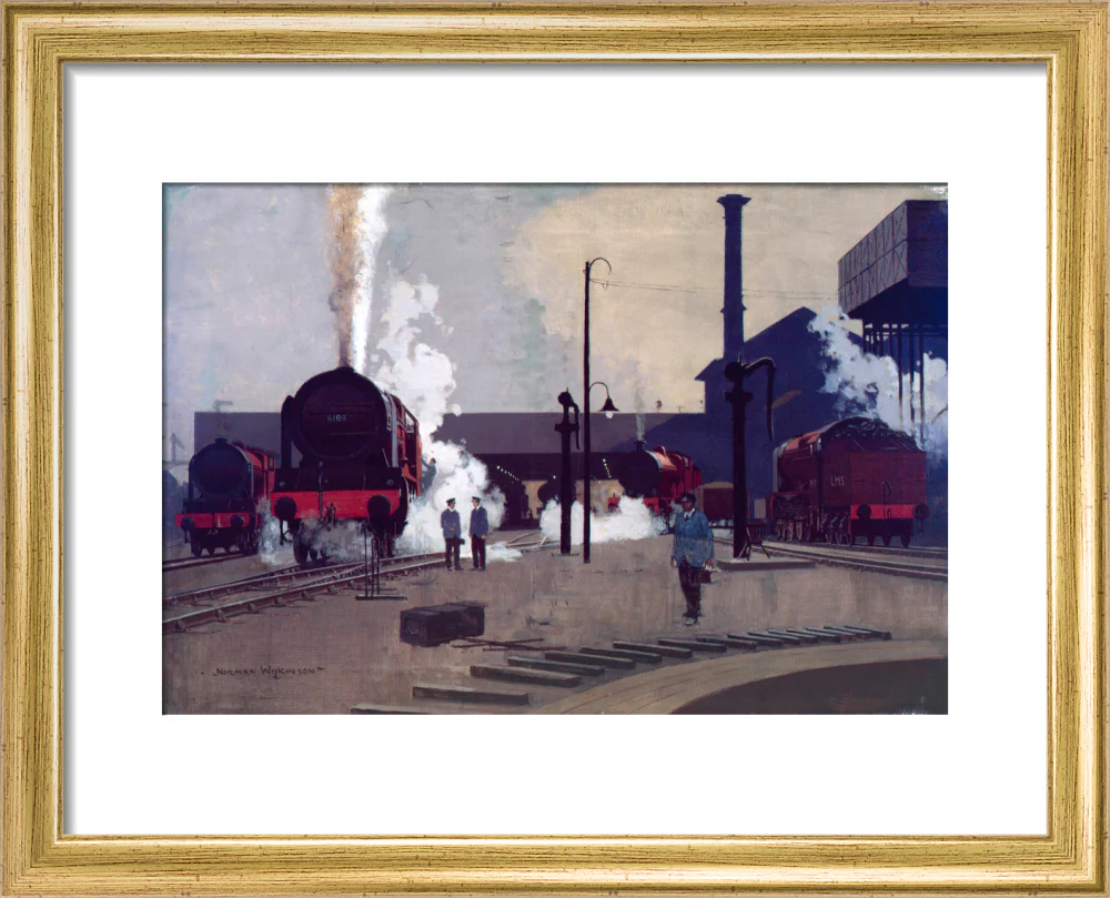 'Ready for the Road', original artwork for LMS poster, c 1930. - Image 5