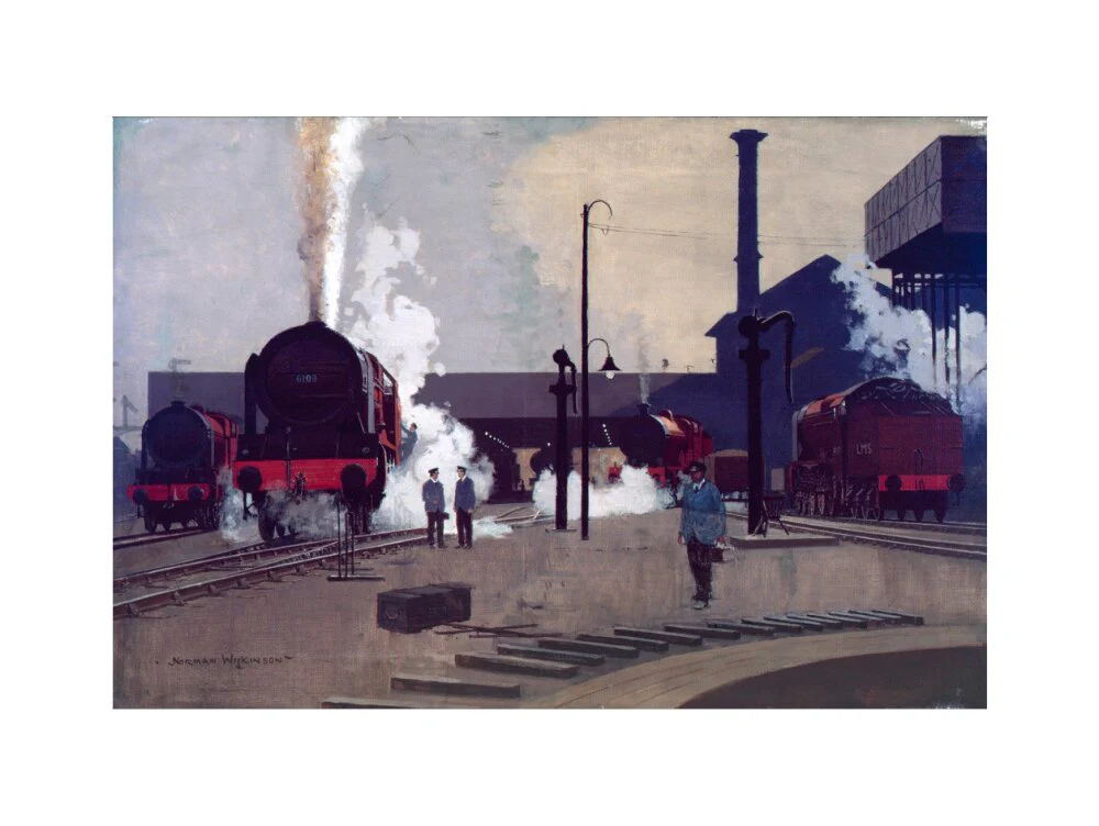 'Ready for the Road', original artwork for LMS poster, c 1930. - Image 50