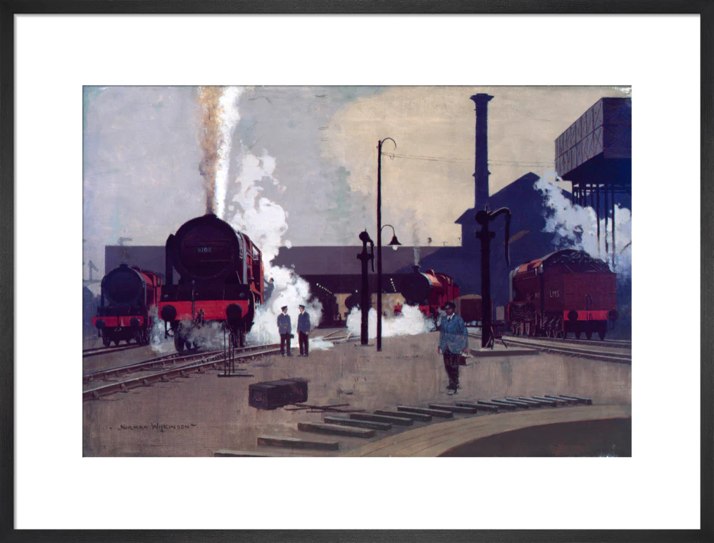 'Ready for the Road', original artwork for LMS poster, c 1930. - Image 51