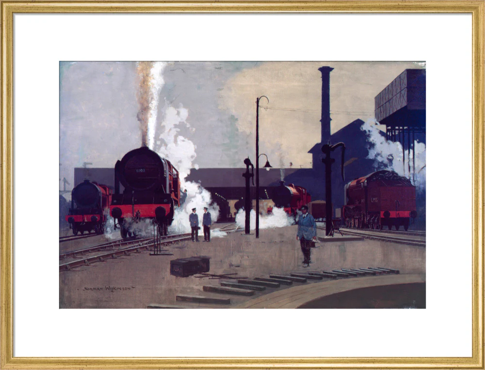 'Ready for the Road', original artwork for LMS poster, c 1930. - Image 53