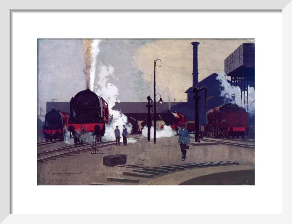 'Ready for the Road', original artwork for LMS poster, c 1930. - Image 9