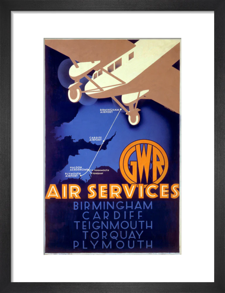 'GWR Air Services', GWR poster, 1933. - Image 8