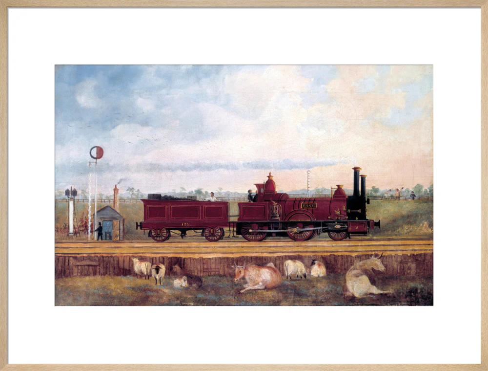 'Dane' London & South Western Railway locomotive no 126, c 1850s. - Image 26