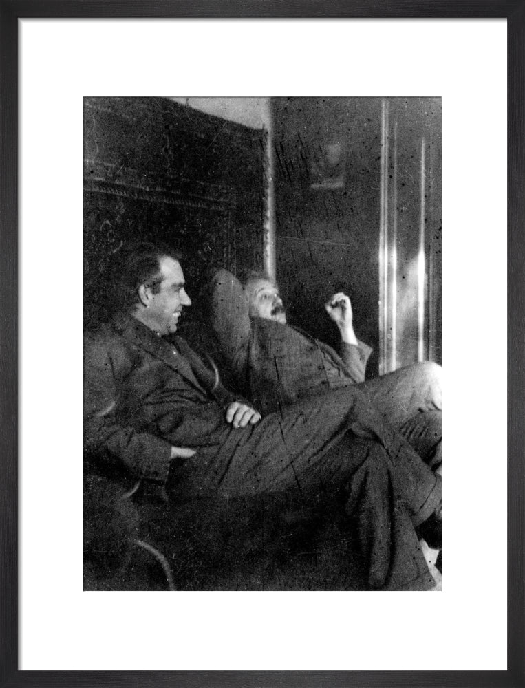 Albert Einstein and Niels Bohr smoking, c 1920. - Image 13