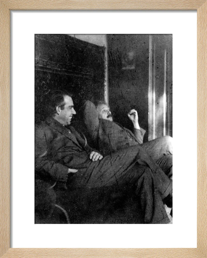 Albert Einstein and Niels Bohr smoking, c 1920. - Image 39