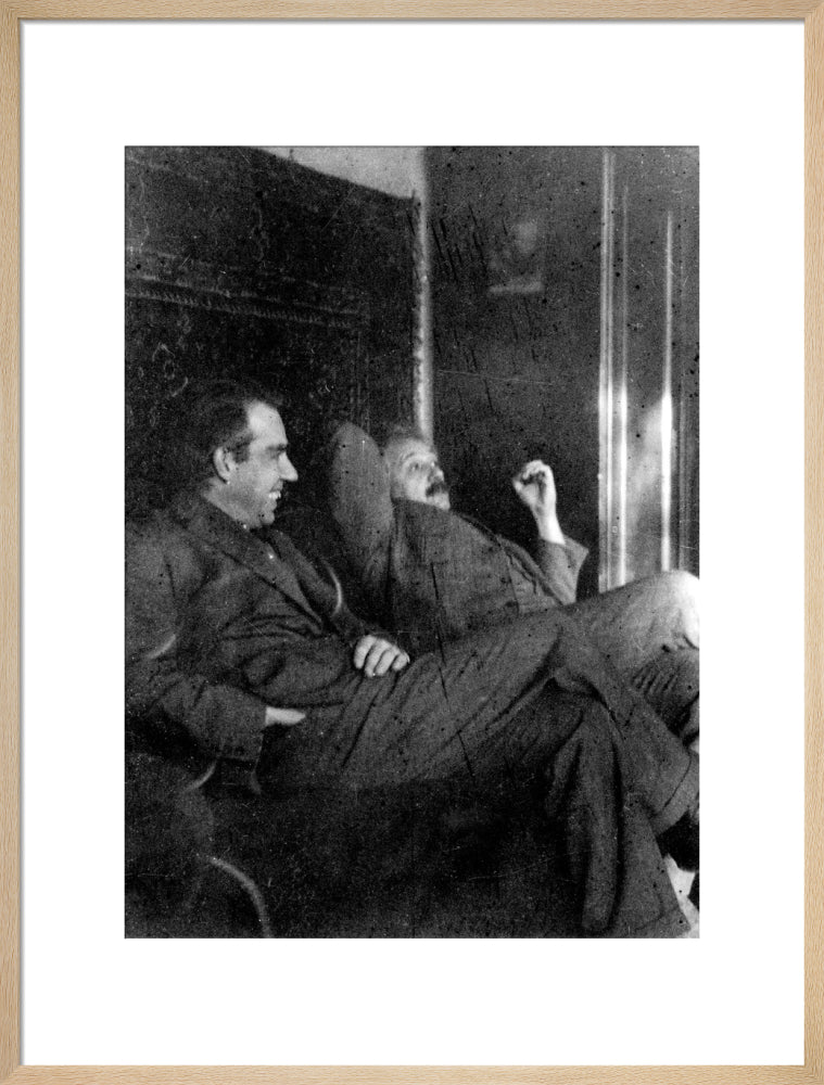 Albert Einstein and Niels Bohr smoking, c 1920. - Image 54