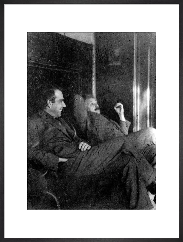 Albert Einstein and Niels Bohr smoking, c 1920. - Image 56