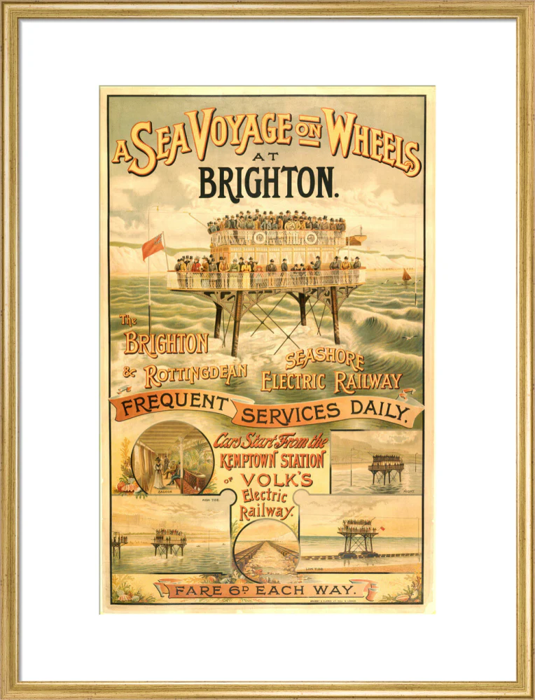Volk's Brighton & Rottingdean Seashore Electric Railway, poster. - Image 20