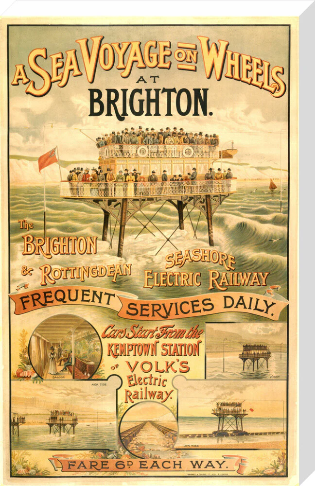 Volk's Brighton & Rottingdean Seashore Electric Railway, poster. - Image 33