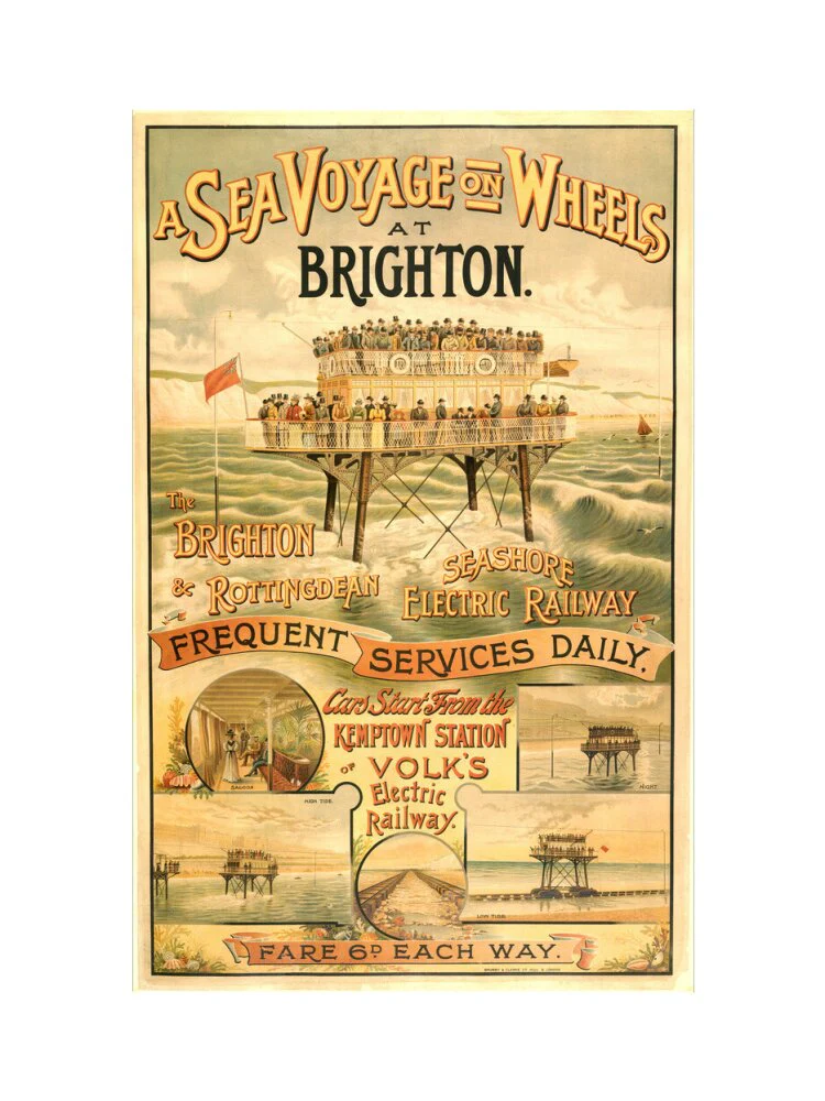 Volk's Brighton & Rottingdean Seashore Electric Railway, poster. - Image 40