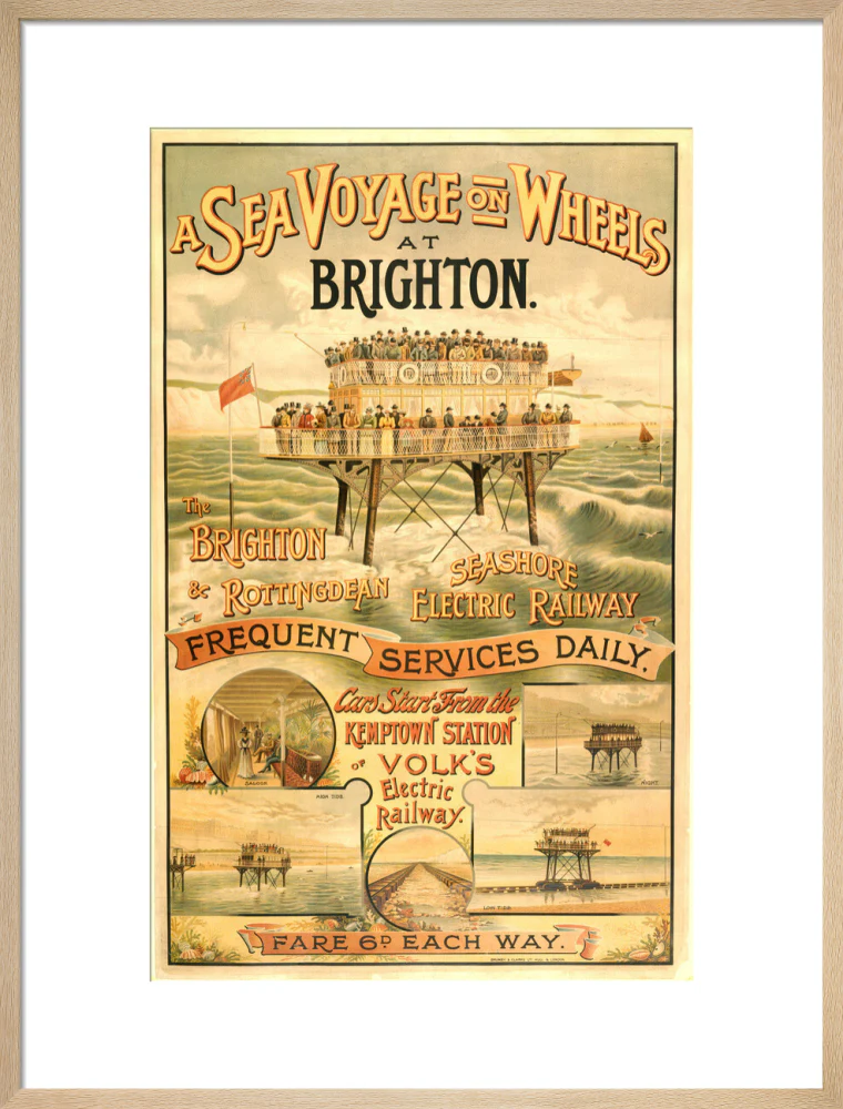 Volk's Brighton & Rottingdean Seashore Electric Railway, poster. - Image 54