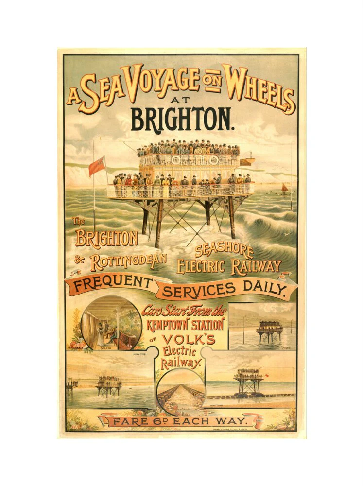Volk's Brighton & Rottingdean Seashore Electric Railway, poster. - Image 55